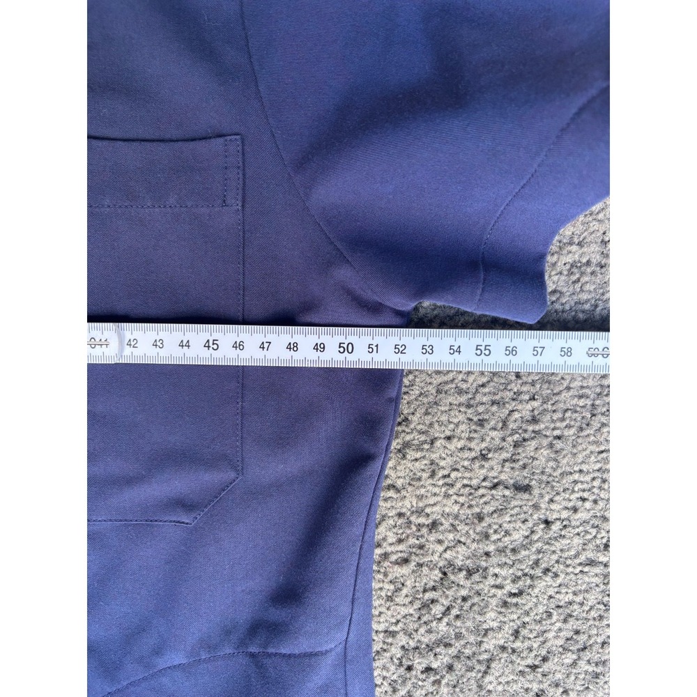 Mandala Scrub Top Women's Size XS Purple Polyester V-Neck Short Sleeve Pullover - Picture 3 of 6